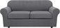 H.VERSAILTEX 3 Piece Stretch Sofa Covers by HVERSAILTEX
