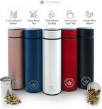 Teabloom - The ORIGINAL All-Brew Travel Tumbler & Thermos | OPRAH’s Favorite | 16oz/480ml Insulated Water Bottle/Tea Flask/Cold Brew Coffee Mug