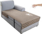 Genina L Shape Couch Cover, Sectional Couch Chaise Covers, Waterproof Washable by Genina