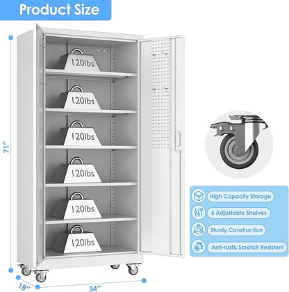 SUXXAN Metal Garage Storage Cabinet - Image 3