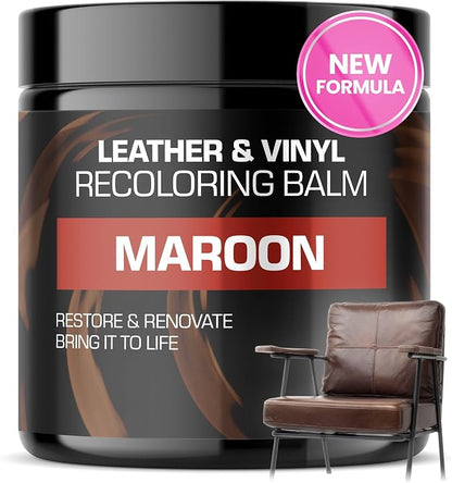 FORTIVO Leather and Vinyl Recoloring Balm Maroon by FORTIVO