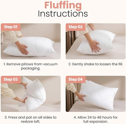 Utopia Bedding 14x22 Pillow Inserts, 2 Pack | Indoor cushion inserts - Image 3