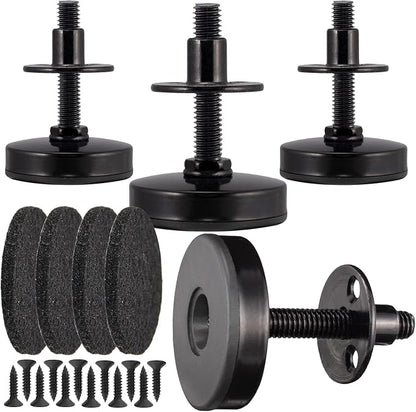 NEWBYTEK 3/8-16 Adjustable Leveling Feet Heavy Duty by DIYfurniturerepairtools
