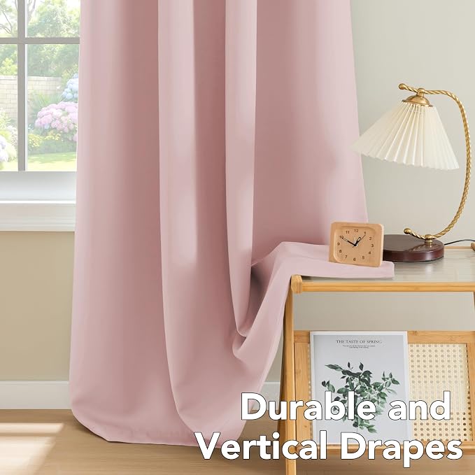 H.VERSAILTEX Blackout Curtains for Bedroom Thermal Insulated Room Darkening - Image 8