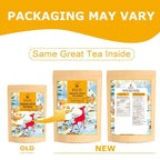 WT WEETEE Orange Spice Herbal Tea Bags, 2.5g x 50 Counts, Sweet Spices Tea Includes Cinnamon, Clove, Orange Peel, Rose Hips, Hibiscus & More, Natural Caffeine-free