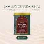 Luxmi Estates Bombay Cutting Chai | 100 gm | Signature India Collection | Assam CTC | Black Tea Collection | Strong Organic Tea | Lemongrass Tea, Ginger, Cardamom