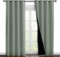 NICETOWN 100% Blackout Window Curtain Panels, Cold and Full Light Blocking by NICETOWN