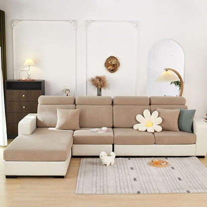 Couch Covers for 2 Cushion Sofa Pet Friendly Couch Cushion Covers Universal - Image 9