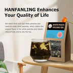 HANFANGLING White Peach Oolong Tea, Refreshing, Caffeine Alternative, Fresh Sweetness of White Peach and Aromatic Taste of Oolong Tea Loose Leaf