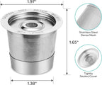 CASABREWS CASKF01 Reusable K Cups Coffee Pods for Keurig, Universal Stainless Steel Refillable Reusable K Cup Coffee Filters Compatible with Keurig 1.0 Coffee Machines, Eco-Friendly, BPA-Free