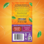 Twinings Blackcurrant Breeze Black Tea Individually Wrapped Bags, 20 Count (Pack of 1), Sweet, Tangy Taste, Caffeinated, Enjoy Hot or Iced, 20 Teabags