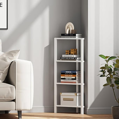 TUTOTAK Corner Shelf, 4-Tier Corner Bookshelf - Image 5