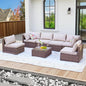 7 Pieces Patio Furniture Set by ZJEYEJZ
