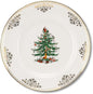 Spode Christmas Tree Gold Dinner Plate, 10 Inch - Celebratory Holiday Serveware, Classic Holiday Plate with Nostalgic, Festive Design - Fine Porcelain, Warm Oven & Dishwasher Safe