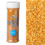Sweets Indeed Sprinkles, Edible Sprinkle Sugar Mix, Perfect for Cake Decorations, Baking, Ice Cream, Cookies, Cupcake Topper, 5 ounces (Gold)