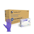 SafeWay Nitrile Gloves, 2000 Ct, Medium, Powder-Free, Latex-Free, All-Purpose, Professional Disposable Gloves with Textured Fingertips for Medical Use, Food Prep, Cleaning, Tattoo & More