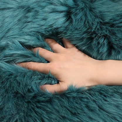 LLB Genuine Sheepskin Area Rug Wool Rug Fur Carpet Fluffy Shaggy Fur Rug - Image 4