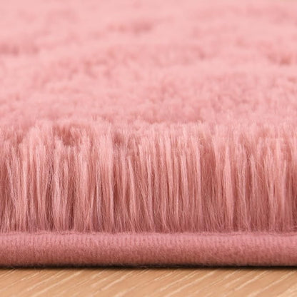 Chicrug Soft Runner Rug for Bedroom Living Room Plush Fluffy Rug 2x8 | Shag - Image 8