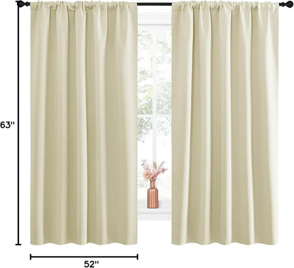 NICETOWN Blackout Curtains for Living Curtains, Room Darkening Curtains & - Image 9