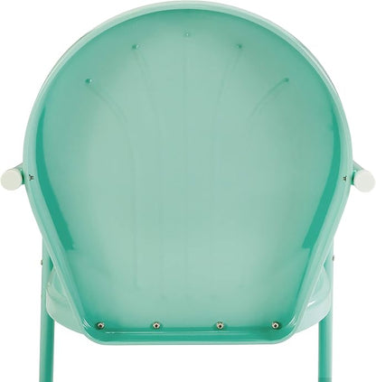 Crosley Furniture Griffith Outdoor Chair, Retro Metal Patio Chairs - Image 13