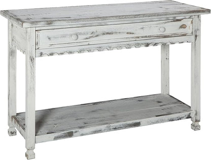 Alaterre Furniture Rustic Country Cottage Console Table - Image 9