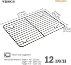 CHEFMADE Baking and Cooling Rack, Nonstick 12.2-Inch Rectangle Wire Rack Bakeware