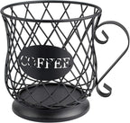 TreeLen K Cup Holder Coffee Pod Holders for 35 Kcups Keurig Storage Organizer Coffee Bar Accessories for Counter - Matte Black