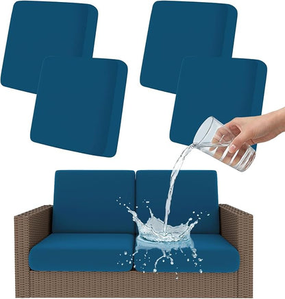 Smiry Waterproof Patio Cushion Covers, Stretch Outdoor Furniture Covers | Couch by Smiry