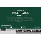Starbucks K-Cup Coffee Pods, Medium Roast Coffee, Pike Place Roast for Keurig Brewers, 100% Arabica, 6 boxes (60 pods total)