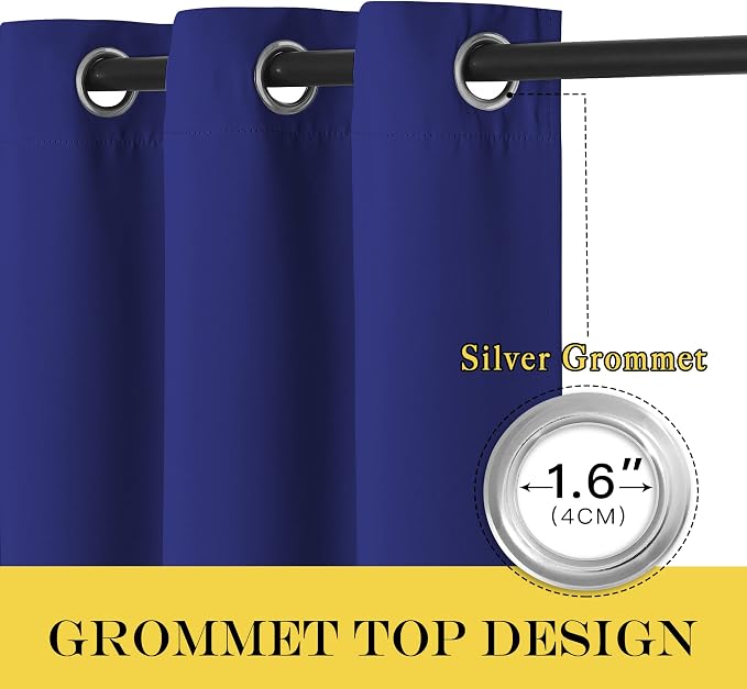 NICETOWN Room Darkening Short Curtain 54 inches Long - Image 6