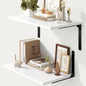 Fun Memories Floating Shelves for Wall, 12 Inch Deep Floating Shelves Set of 2 by FunMemories