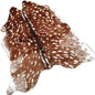 Faux Cowhide Area Rug, Sika Deer Printed Hide Rug Animal Print Rug Faux Fur by Seek4comfortable