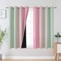 Sage Green and Pink Ombre Blackout Curtains by ESTELARTEXTILER