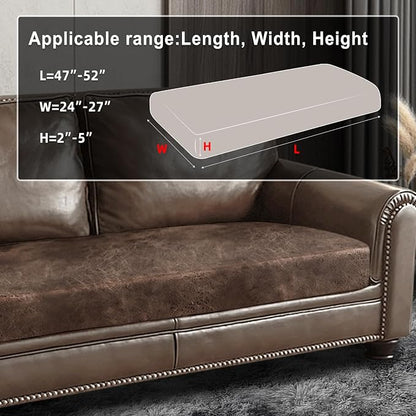 ANARACHON Leather Look Couch Cushion Covers Sofa Seat Slipcovers Sets Couches - Image 3