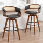 Set of 2 Rattan Swivel Counter Stools by KUNZENTLIVING