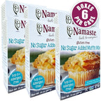 Namaste Foods, Gluten Free No Sugar Added Muffin Mix, 14-Ounce Bags (Pack of 6)