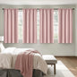 MIULEE 4 Panels Set Light Pink Blackout Curtains 63 Inch Length Bedroom | by MIULEE