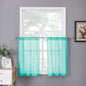 Tollpiz Sheer Tier Curtains Kitchen Linen Textured Half Curtain Sheers Light by Tollpiz