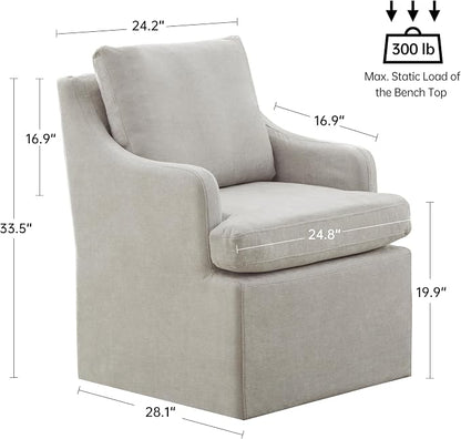 VKNOW Upholstered Dining Chairs Set of 6, Modern Kitchen Chairs Dinner Chairs - Image 2