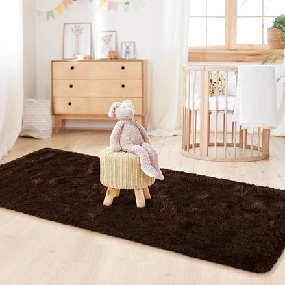 LOCHAS 2x6 Runner Rugs for Hallway, Fluffy Area Rugs for Bedroom - Image 3