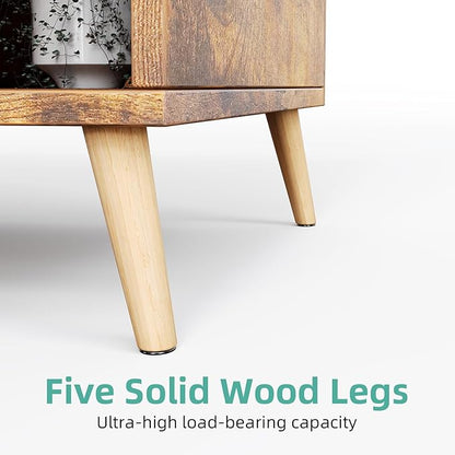8-Cube Bookshelf 2 Tier Retro Bookcase - Image 6