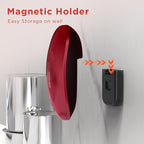 Ultrablade PRO Auto Stop Can Opener - Rechargeable Electric Can Opener for Kitchen for Seniors with Arthritis- One touch Side Cut Can Opener, Smooth Edge, Handfree, Portable Small Size, Red