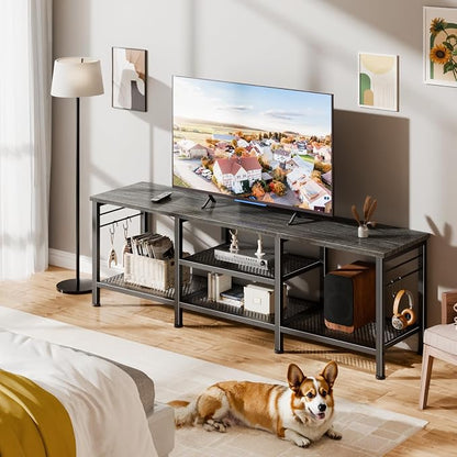 Furologee TV Stand for TVs up to 65 Inch, Entertainment Center - Image 5