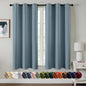 MIULEE Blackout Curtains for Bedroom 2 Panel 40 x 54 Inch Long Greyish Blue | by MIULEE
