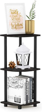 Furinno TURN-N-TUBE Corner Shelf, 3-Tier Corner Bookshelf, Display Storage by Furinno-FitsYourSpaceFitsYourBudget