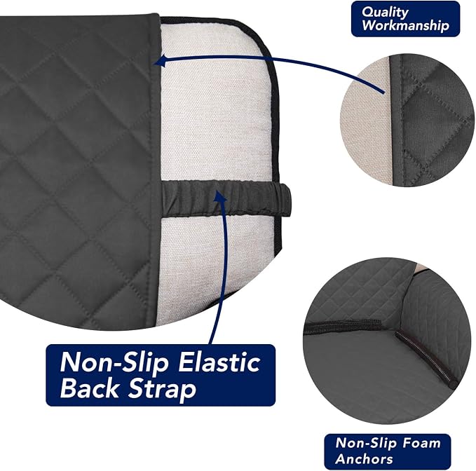 PureFit Reversible Quilted Sofa Cover Dog Couch Covers - Image 3
