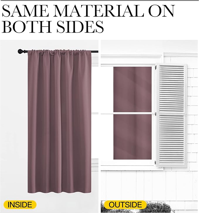 NICETOWN Room Darkening Curtains - Image 6