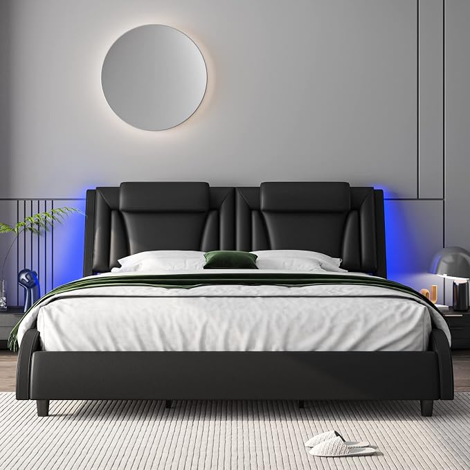 Keyluv Queen Size LED Bed Frame by KeyluvHome