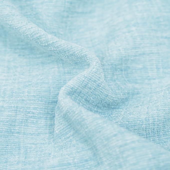 CaliTime Decorative Throw Pillow Covers 16 X 16 Inches Light Blue Grey | Pack - Image 2