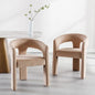 BESTANO Set of 2 Modern Velvet Fabric Upholstered Dining Chairs by BESTANO